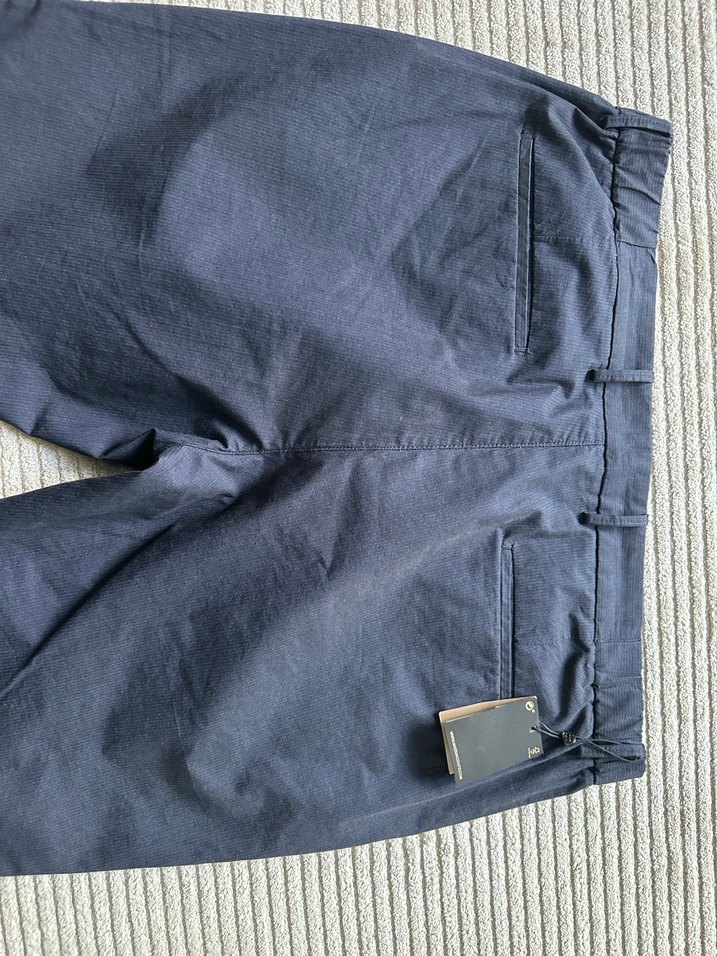 Massimo Dutti Erkek Lacivert  Jogger Pantolon - Görsel 5