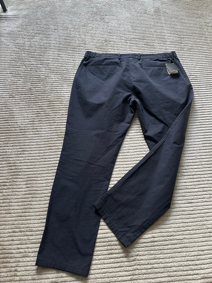 Massimo Dutti Erkek Lacivert  Jogger Pantolon - Görsel 3