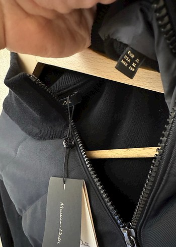 Massimo Dutti Siyah Fermuarlı Erkek Siyah Ceket - Görsel 7