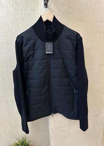 Massimo Dutti Siyah Fermuarlı Erkek Siyah Ceket - Görsel 2