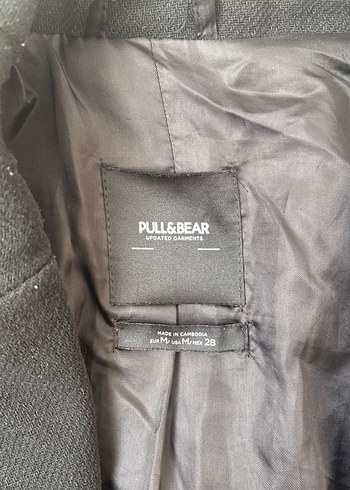 Siyah Klasik Çift Düğmeli Kaban - Görsel 3