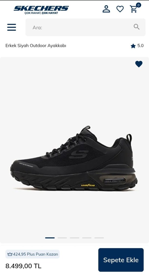 SKECHERS ERKEK OUTDOOR AYAKKABI 45 NUMARA - Görsel 4