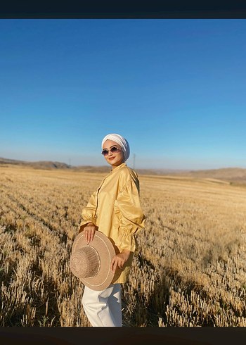 Bohem Tarzı Camel Midi Tunik - Görsel 2