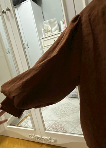 Kahverengi gömlek - Görsel 3