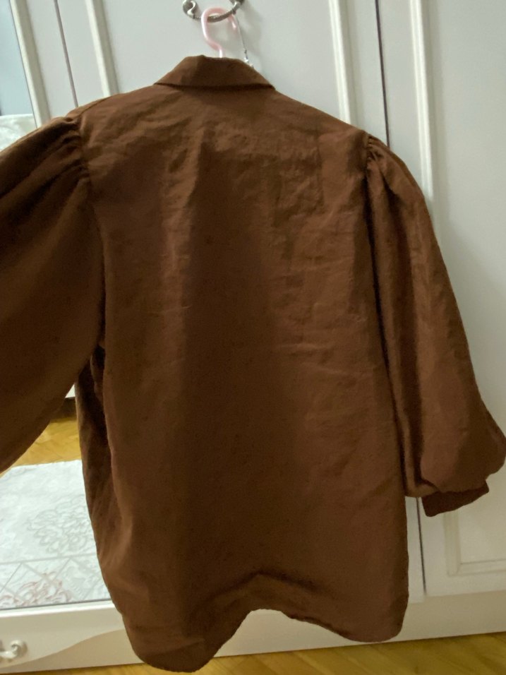 Kahverengi gömlek - Görsel 4
