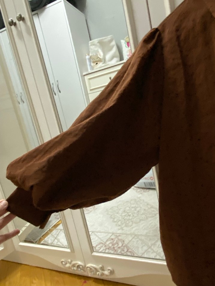 Kahverengi gömlek - Görsel 3