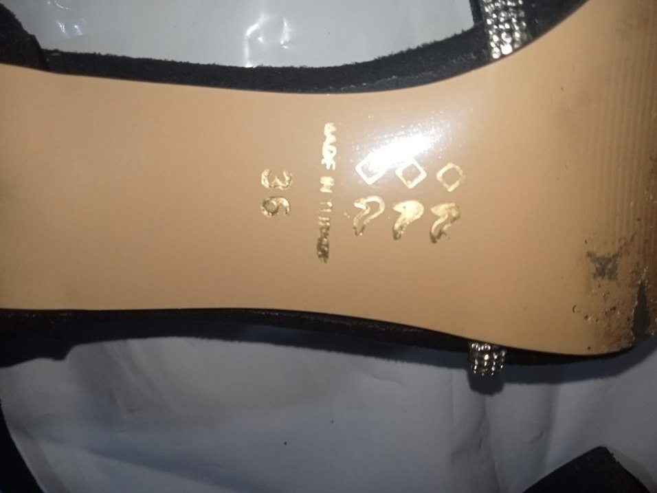 Siyah Stiletto Topuklu Kadın Abiye Ayakkabı - Görsel 5