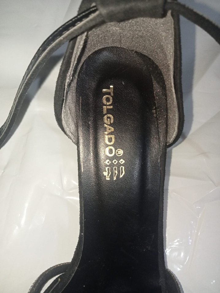 Siyah Stiletto Topuklu Kadın Abiye Ayakkabı - Görsel 4