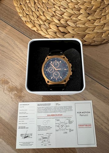 Erkek Biker Tarzı Altın Renk saat.For Motion marka - Görsel 5