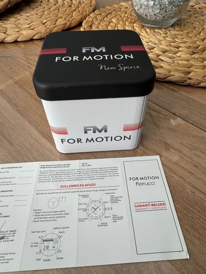 Klasik Modern Erkek Kol Saati Kahverengi.For Motion marka - Görsel 4