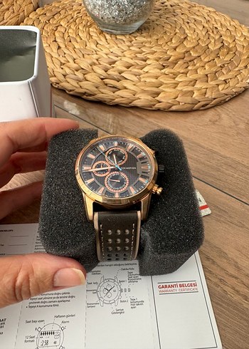 Ferrucci For Motion Kahverengi Erkek Saat - Görsel 4