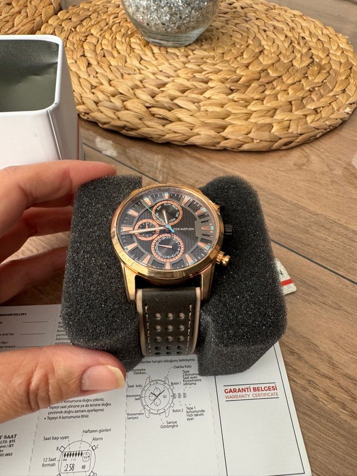 Ferrucci For Motion Kahverengi Erkek Saat - Görsel 4