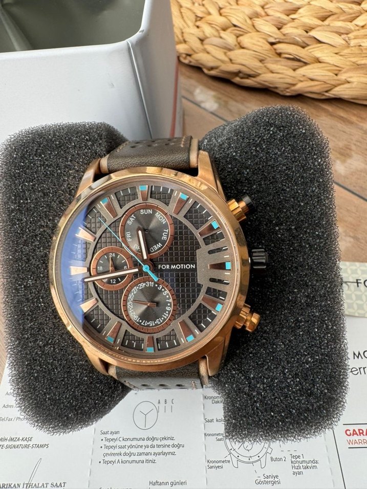 Ferrucci For Motion Kahverengi Erkek Saat - Görsel 2