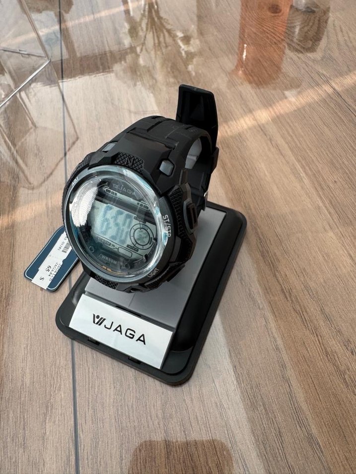 WJAGA Dijital Erkek Biker Saat Siyah - Görsel 3