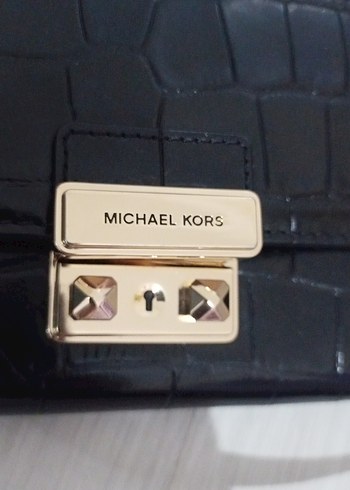 Michael Kors Siyah Deri Omuz Çantası - Görsel 4