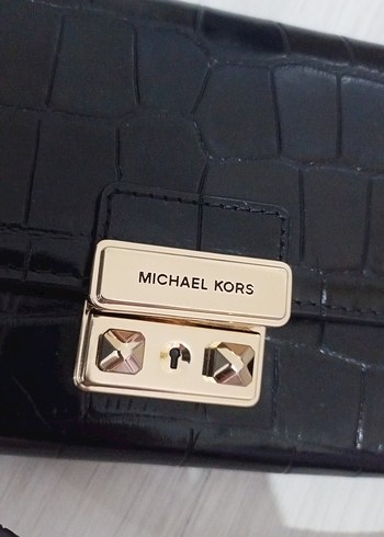 Michael Kors Siyah Deri Omuz Çantası - Görsel 3