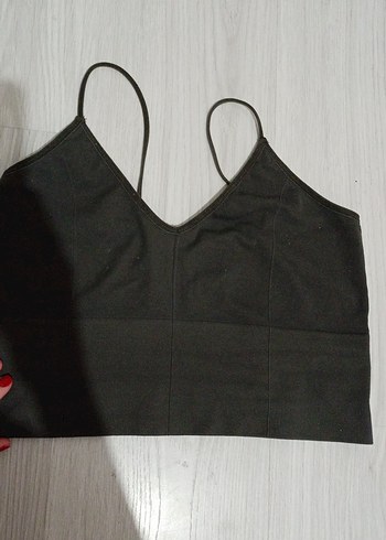 Siyah Minimalist Kadın Bralet - Görsel 4