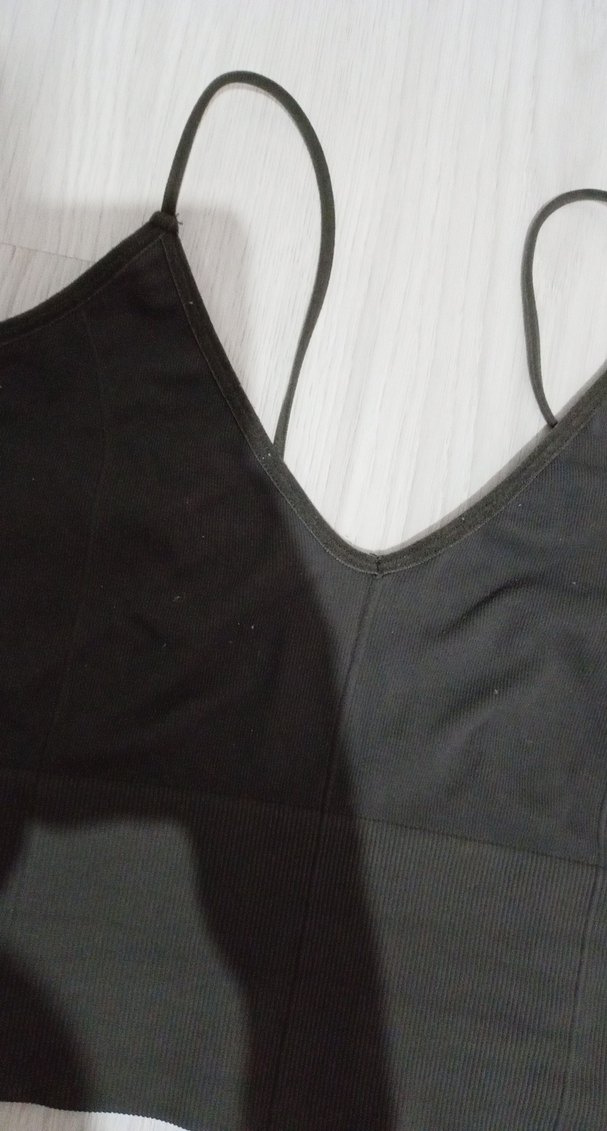 Siyah Minimalist Kadın Bralet - Görsel 2