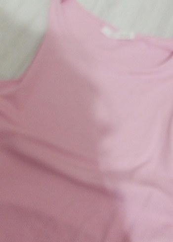 Pembe Basic Kısa Kollu Bluz - Görsel 4