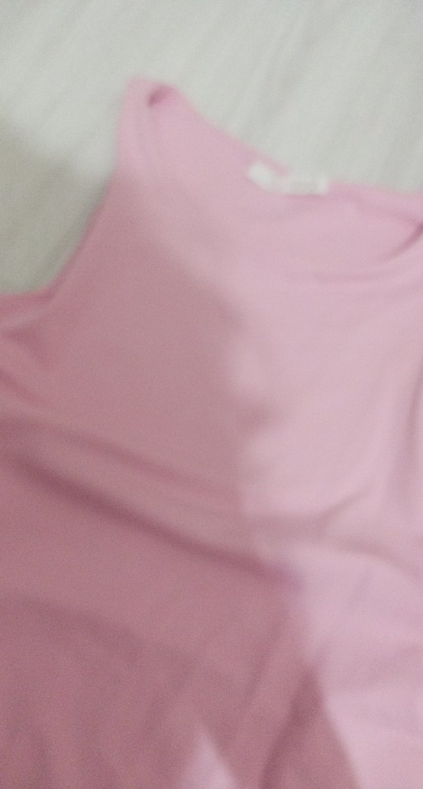 Pembe Basic Kısa Kollu Bluz - Görsel 4