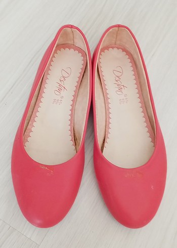 Pembe Dolgu Topuk Kadın Babet - Görsel 4