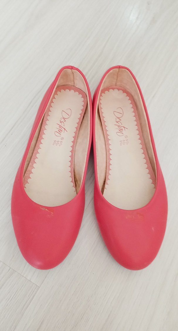 Pembe Dolgu Topuk Kadın Babet - Görsel 4