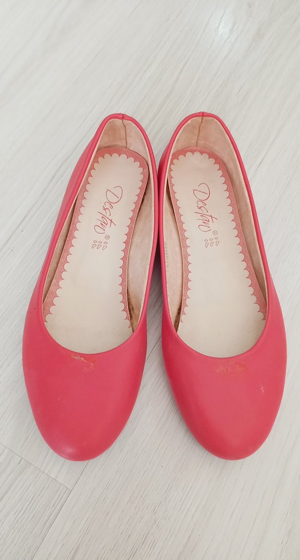 Pembe Dolgu Topuk Kadın Babet - Görsel 3