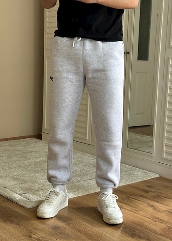 Gri Rahat Kesim Erkek Eşofman Altı - Görsel 2