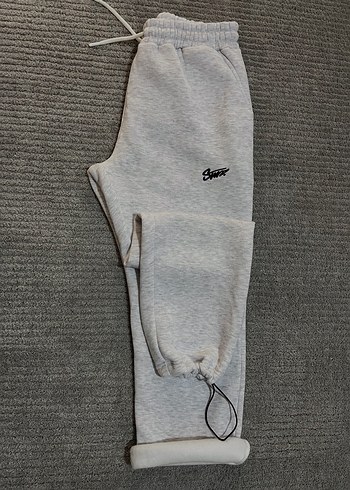 Gri Rahat Kesim Erkek Eşofman Altı - Görsel 3