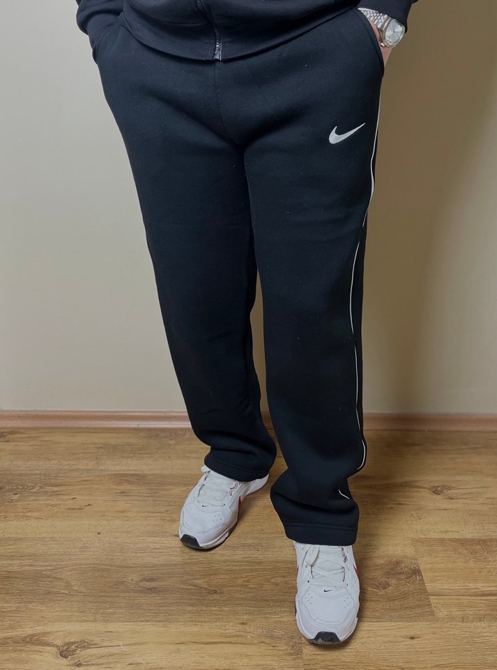 Siyah Bağcıklı Baggy Erkek Eşofman - Görsel 2