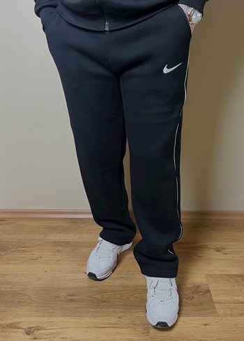 Siyah Bağcıklı Baggy Erkek Spor Eşofman Altı - Görsel 2