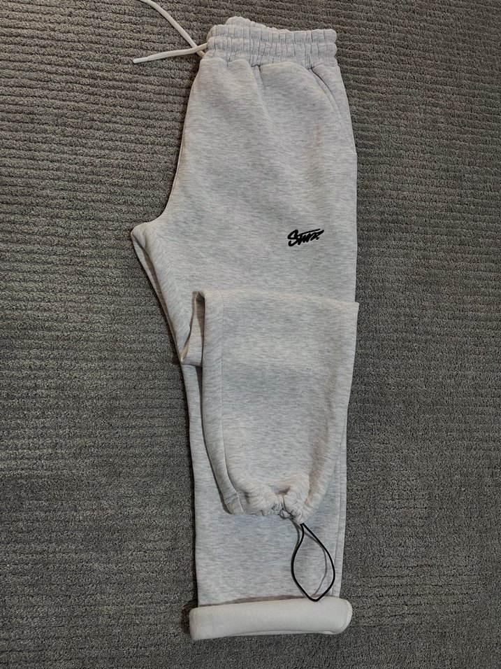 Gri Erkek Rahat Kesim Eşofman Altı - Görsel 3