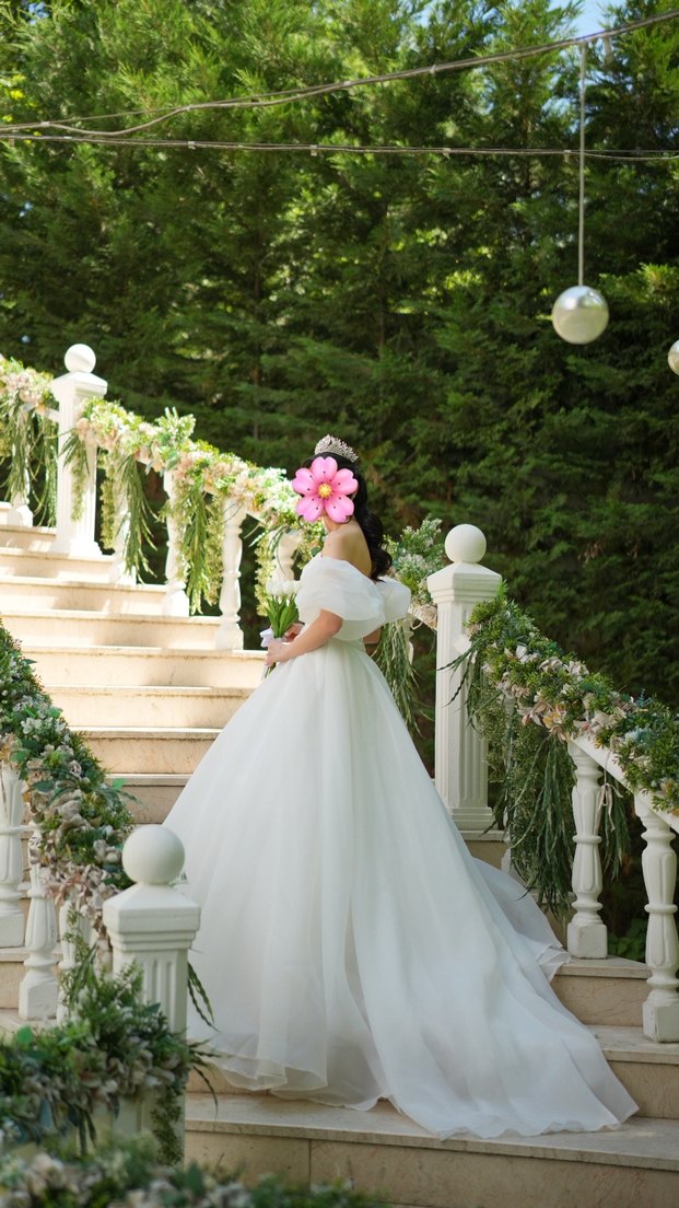 Modern Klasik Straplez A Kesim Gelinlik - Görsel 3