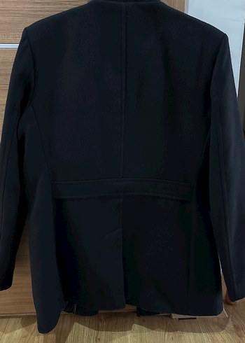 Düğmeli Siyah Erkek Midi Kaban - Görsel 6