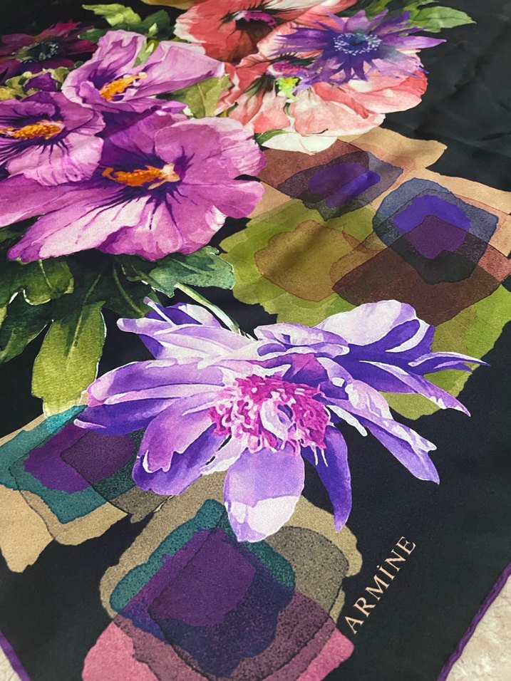 Armine ipek eşarp - Görsel 3