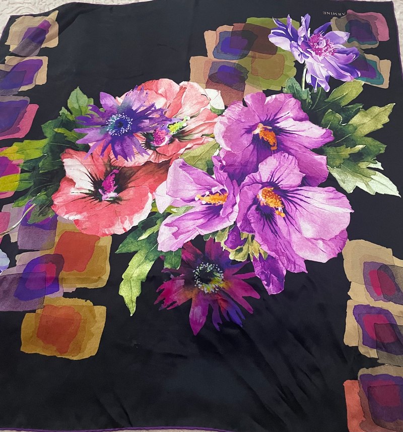 Armine ipek eşarp - Görsel 2