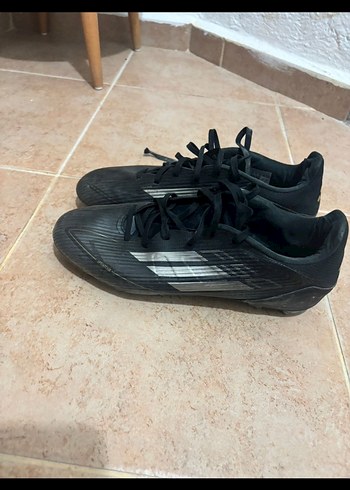 Siyah Erkek Futbol Ayakkabısı Velcro Bağlı - Görsel 4