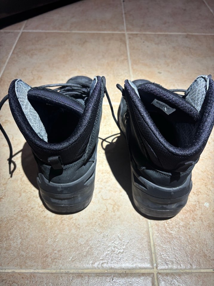 Siyah Erkek Kauçuk Botlar Velcro - Görsel 2