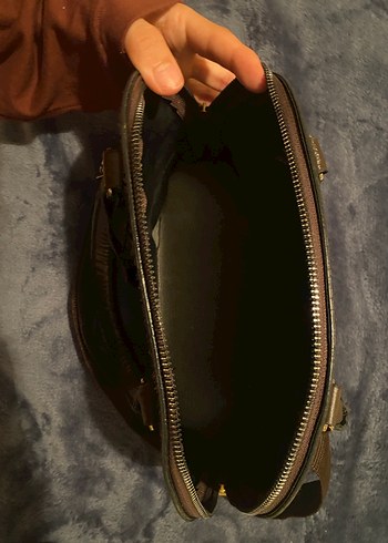 Kahverengi Parisian Desenli Deri Kadın Çantası - Görsel 2