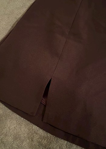 Kahverengi Mini Etek - Görsel 3