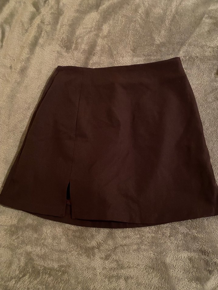 Kahverengi Mini Etek - Görsel 4