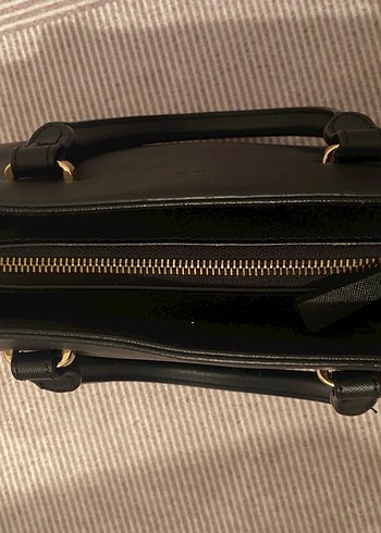 Siyah Deri Kadın Çanta - Görsel 2