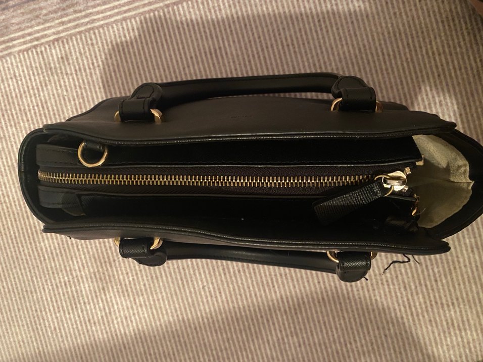 Siyah Deri Kadın Çanta - Görsel 2