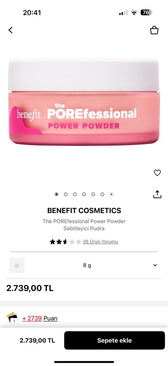 Benefit POREfessional Power Pudra - Pastel Pembe - Görsel 4