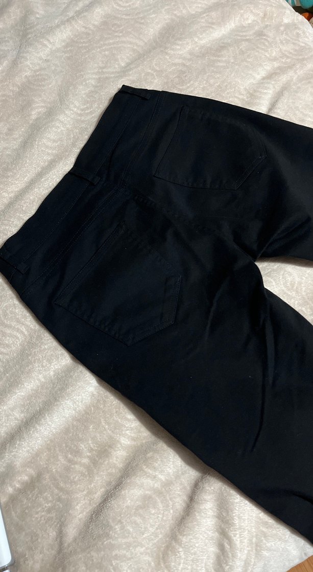 Kadın Siyah Midi Kumaş Pantolon - Görsel 3