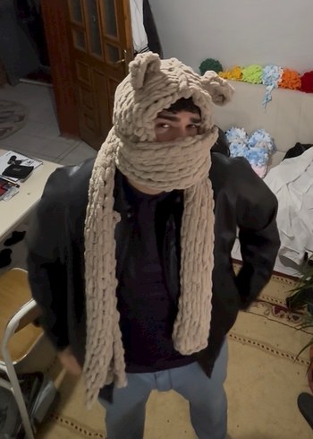 Krem şapka x bere - Görsel 2