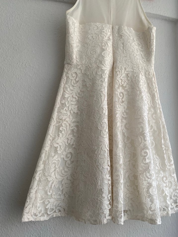 Dantel Detaylı Kolsuz Mini elbise - Görsel 3