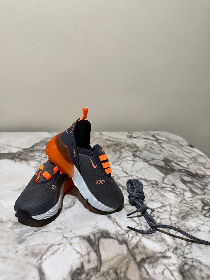 Gri ve Turuncu Erkek Ayakkabı Bağcıkları - Görsel 2