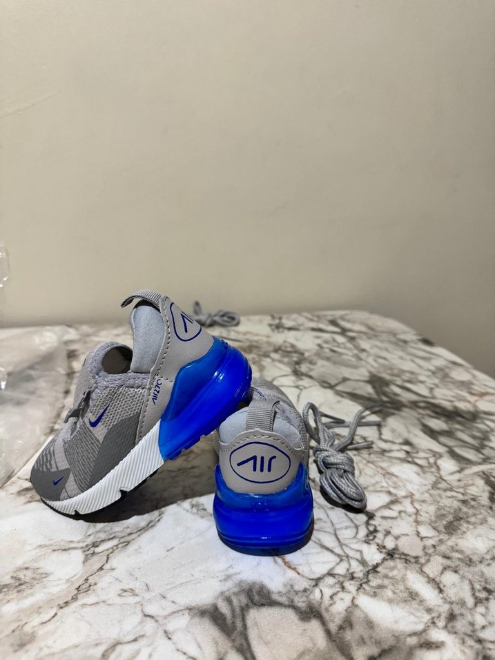 Gri Erkek Çocuk Spor Ayakkabısı Velcro - Görsel 3