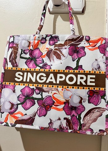 Renkli Çiçek Desenli Kadın Clutch Çanta - Görsel 2